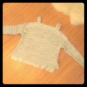 Pixley cold shoulder bulky sweater.